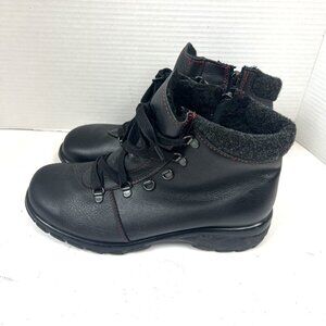 Toe Warmers Leather Winter Boots Women’s 10 M Yukon Low Lace Up Zip Bootie Warm